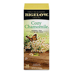 Bigelow Single Flavor Tea, Cozy Chamomile, 28 Bags/Box (00401)