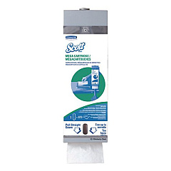 Mega Cartridge Napkin System Dispenser, 8 x 5.7 x 22.6, Gray