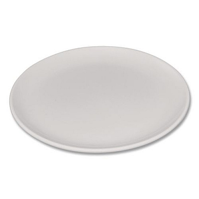 Epicure Melamine Dinner Plate, 8" dia, White, 48/Carton (4380302CT)