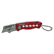 Great Neck Sheffield Mini Lockback Knife, 1 Utility Blade, Red (58116)