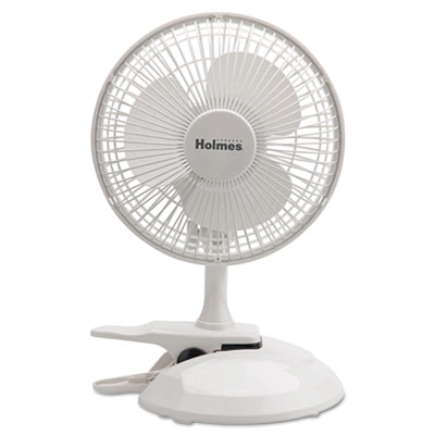 Holmes 6" Convertible Clip/desk Fan, 2 Speed, White (HCF0611AWM)