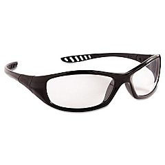 KleenGuard Hellraiser Safety Glasses, Black Full Frame, Clear Dual Anti-Fog Lens (28615)