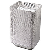 HFA Aluminum Steam Table Pans, Half-Size Deep, 10.38" x 2.56" x 12.75", 100/Carton (32135)
