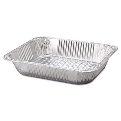HFA Aluminum Steam Table Pans, Half Size Deep, 2.56" Deep, 10.38 x 12.75, 100/Carton (32140)