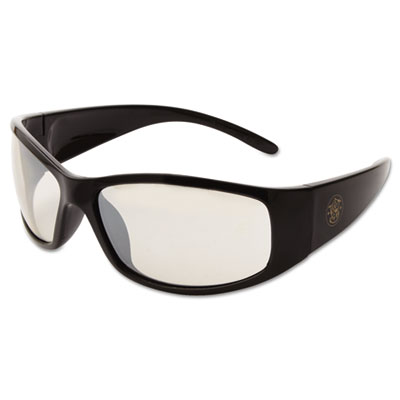 Smith & Wesson Elite Safety Eyewear, Black Full Frame, Clear Dual I/O Lens (21306)