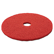 3M Low-Speed Buffer Floor Pads 5100, 20" Diameter, Red, 5/Carton (08395)