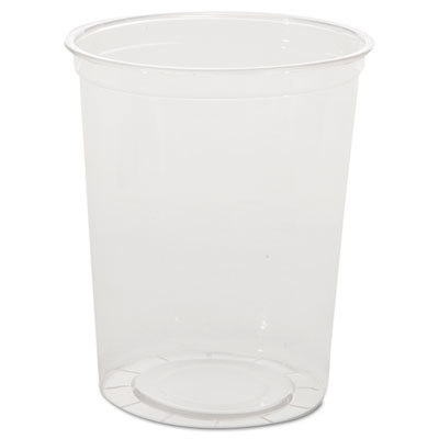 WNA Deli Containers, 32 oz, Clear, Plastic, 50/Pack, 10 Packs/Carton (APCTR32)