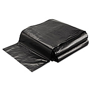 FlexSol LOW DENSITY ECONOMY ECOSAC, 45 GAL, 1 MIL, 40" X 48", BLACK, 100/CARTON (ECO48H)
