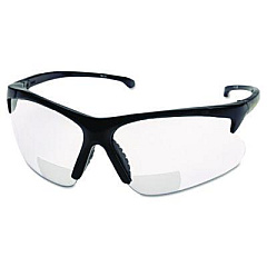 Smith & Wesson V60 30-06* RX Safety Eyewear 3011719, 2.5+ Diopter, Black Half Frame, Clear Dual Lens (19891)