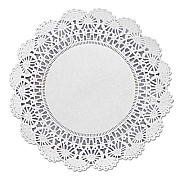 Hoffmaster Cambridge Lace Doilies, Round, 8", White, 1,000/Carton (500236)