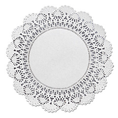 Hoffmaster Cambridge Lace Doilies, Round, 8", White, 1,000/Carton (500236)
