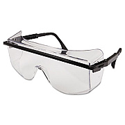 Honeywell Uvex Astrospec OTG 3001 Eyewear S2500C, Black Half Frame OTG, Clear Single Lens