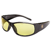 Smith & Wesson Elite Safety Glasses 3016314, Black Full Frame, Amber Dual Lens (21305)