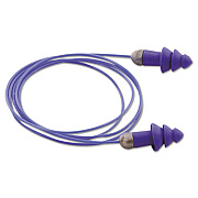 Moldex Rockets Reusable Earplugs, Corded, 27NRR, Box (6415)