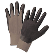 Anchor Brand Nitrile-Coated Gloves, Gray/black, Nylon Knit, Medium, 12 Pairs (ANR6020M)