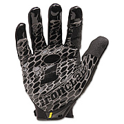 Ironclad Box Handler Gloves, EN388: 3131, 9" Long, Large, Black, Pair (BHG04L)