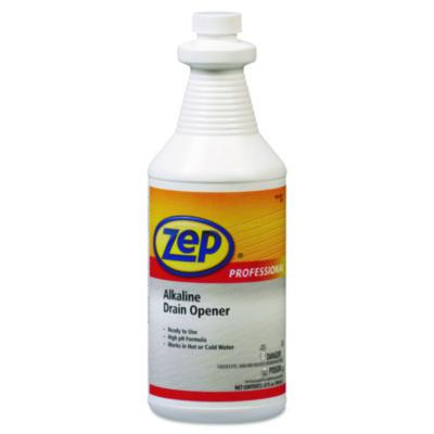 Zep Professional Alkaline Drain Opener Quart Bottle (1041423EA)