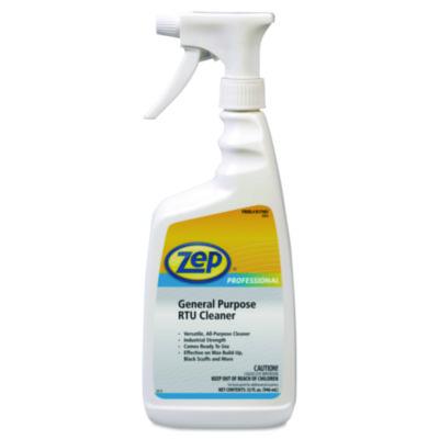 Zep Professional General Purpose RTU Cleaner, 1 qt Spray Bottle, 12/Carton (1041437)