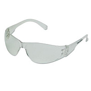 MCR Safety Checklite Safety Glasses, Frameless, Clear Single Hard Coat Scratch-Resistant Lens, 12/Box (CL110BX)