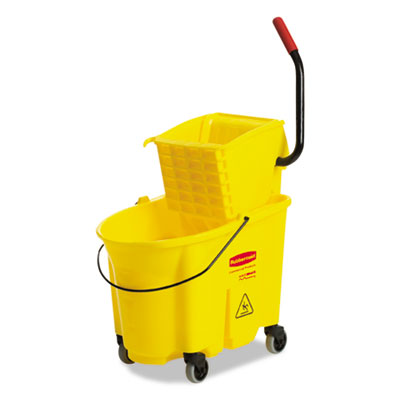 Rubbermaid Commercial Mopping Bucket And Wringer Combo Pack, Yellow (7580-88)
