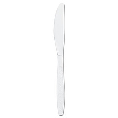 Dart Guildware Extra Heavyweight Plastic Knives, White, 100/Box (GBX6KW0007BX)