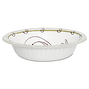 Dart Symphony Paper Dinnerware, Heavyweight Bowl, 12 oz, Tan, 125/Pack, 8 Packs/Carton (HB12J8001CT)