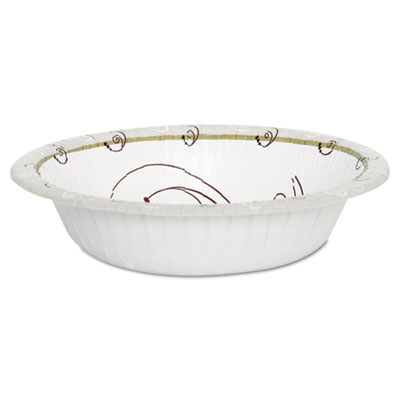 Dart Symphony Paper Dinnerware, Heavyweight Bowl, 12 oz, Tan, 125/Pack, 8 Packs/Carton (HB12J8001CT)