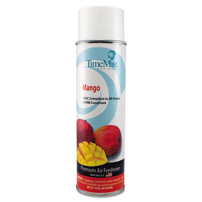 TimeMist PREMIUM HAND-HELD AIR FRESHENER, MANGO, 10 OZ AEROSOL, 12/CARTON (1045310)