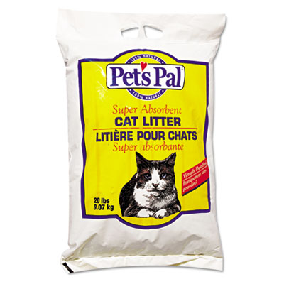 Pet's Pal Traditional Clay Kitty Litter, 100% Natural, Gray (7001011)