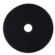 3M Low-Speed Stripper 7200 Floor Pad, 15" Diameter, Black, 5/Carton (08377)