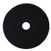 3M Low-Speed Stripper Floor Pad 7200, 16" Diameter, Black, 5/Carton (08378)