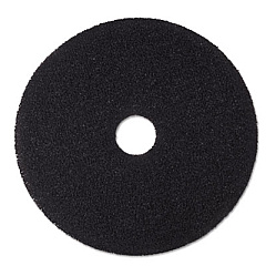 3M Low-Speed Stripper Floor Pad 7200, 24" Diameter, Black, 5/carton (08386)