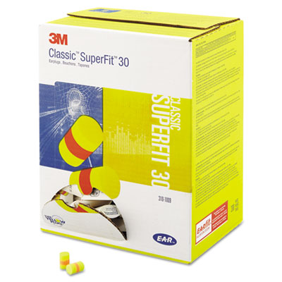 3M E-A-R Classic SuperFit 33 Foam Earplug, Uncorded, Pillow Pack (3101009)