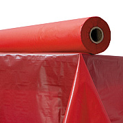 Atlantis Plastics Plastic Table Cover, 40" X 300 Ft Roll, Red (2TCR300)