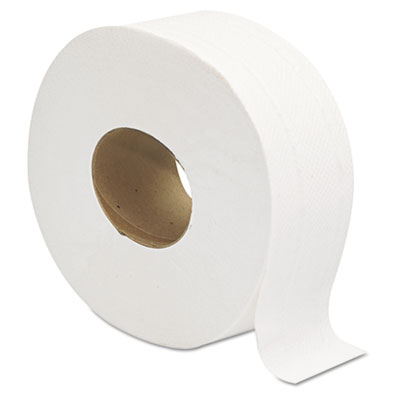 GEN JRT Jumbo Bath Tissue, Septic Safe, 2-Ply, 3.25" x 720 ft, White, 12 Rolls/Carton (202)