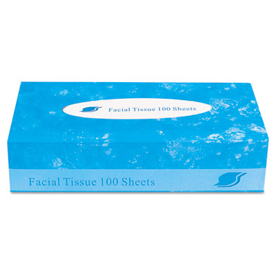 GEN Boxed Facial Tissue, 2-Ply, White, 100 Sheets/Box, 30 Boxes/Carton (FACIAL30100)
