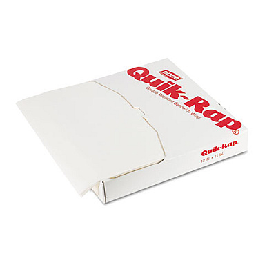 Dixie Quik-Rap Grease-Resistant Waxed Sandwich Paper, 14 X 14, Opaque White,1000/pack (891254)