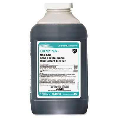 Diversey Crew Non-Acid Bowl And Bathroom Cleaner, 2.5l, 2/carton, 2/carton (5546264)