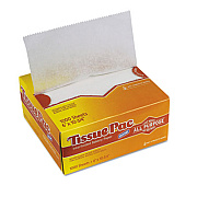 Dixie Tissue-Pac Lightweight Dry Waxed Interfolding Tissue, 6 x 10.75, White, 1,000/Pack, 10/Packs/Carton (T6)