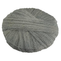 GMT Radial Steel Wool Pads, Grade 0 (Fine): Cleaning and Polishing, 17" Diameter, Gray, 12/Carton (120170)
