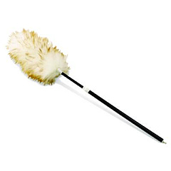 Rubbermaid Commercial Telescoping Lambswool Duster, 30" to 42" Handle, 6/Carton (9C04CT)
