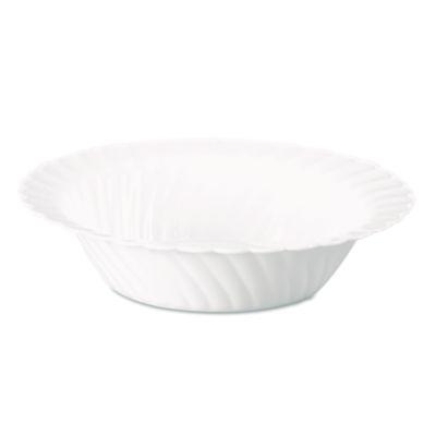 WNA Classicware Plastic Bowls, 10 oz, White, 10/Pack, 18 Packs/Carton (CWB10180W)