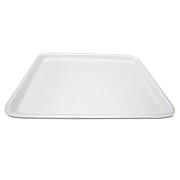 Genpak SUPERMARKET TRAY, 14 X 18 X 0.5, WHITE, 100/CARTON (11418WH)