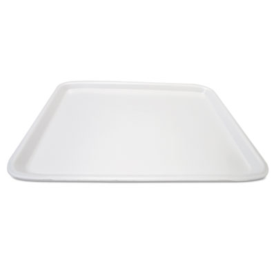 Genpak SUPERMARKET TRAY, 14 X 18 X 0.5, WHITE, 100/CARTON (11418WH)