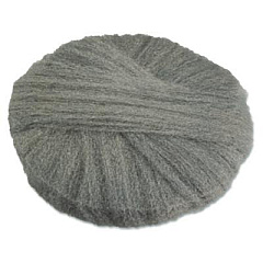 GMT Radial Steel Wool Pads, Grade 2 (Coarse): Stripping/Scrubbing, 17" Diameter, Gray, 12/Carton (120172)