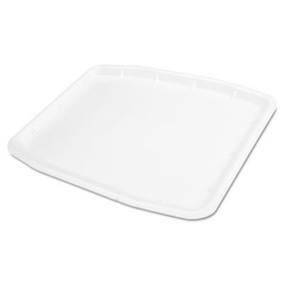 Genpak SUPERMARKET TRAY, 12 X 15.75 X 0.75, WHITE, 100/CARTON (11216WH)