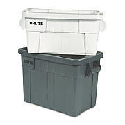 Rubbermaid Commercial Brute Tote Box, 20 gal, 27.88" x 17.38" x 15.13", Gray (9S31GRAEA)