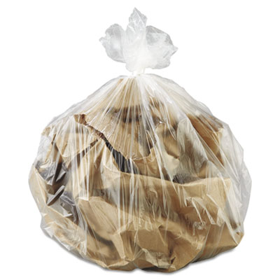 Jaguar Plastics INDUSTRIAL STRENGTH COMMERCIAL CAN LINERS, 4 GAL, 6 MICRONS, 17" X 18", NATURAL, 2,000/CARTON (JAGRH171806)