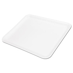 Genpak SUPERMARKET TRAY, 9.25 X 11.25 X 0.5, WHITE, 125/BAG, 2 BAGS/CARTON (12SWH)