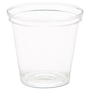 WNA Comet Plastic Portion/Shot Glass, 1 oz, Clear, 50/Pack, 50 Packs/Carton (P10)